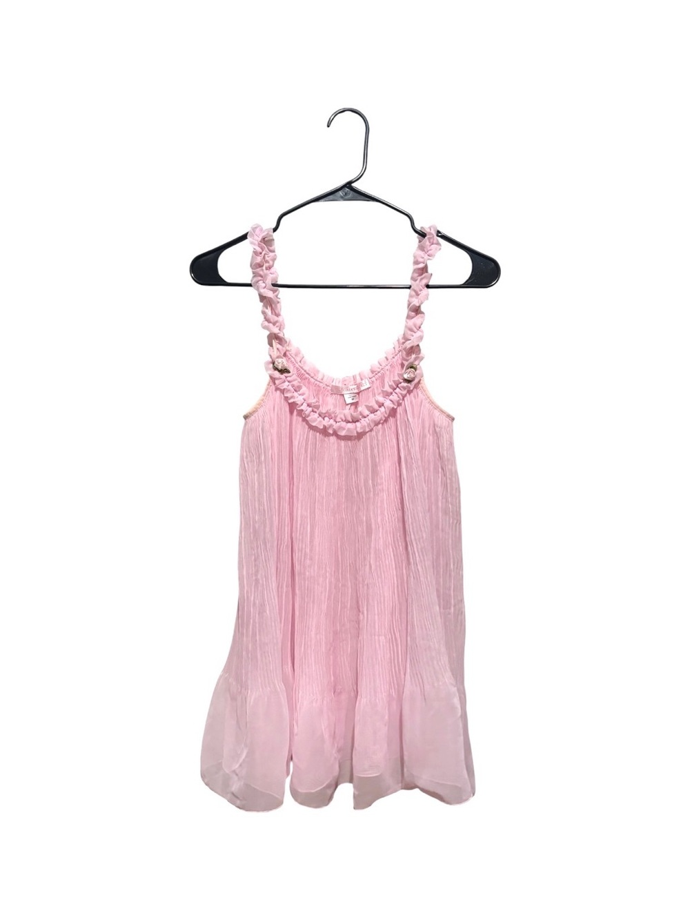 Sabrina Carpenter Victoria's Secret pink pleated babydoll slip dress - Picture 4 of 6